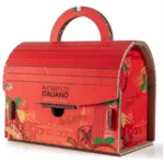 BELLA ITALIA GIFTBOX ITALIAN PASTA SET KOFFERTJE ROOD