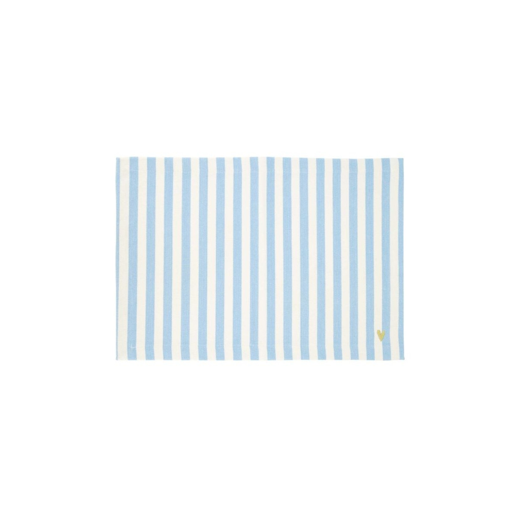 ZUSSS PLACEMAT STREEP BLAUW/WIT