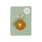 ZUSSS ANSICHTKAART SLEUTELHANGER LIEVE BROER GROEN