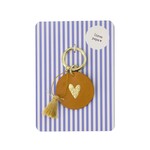 ZUSSS ANSICHTKAART SLEUTELHANGER LIEVE PAPA BLAUW