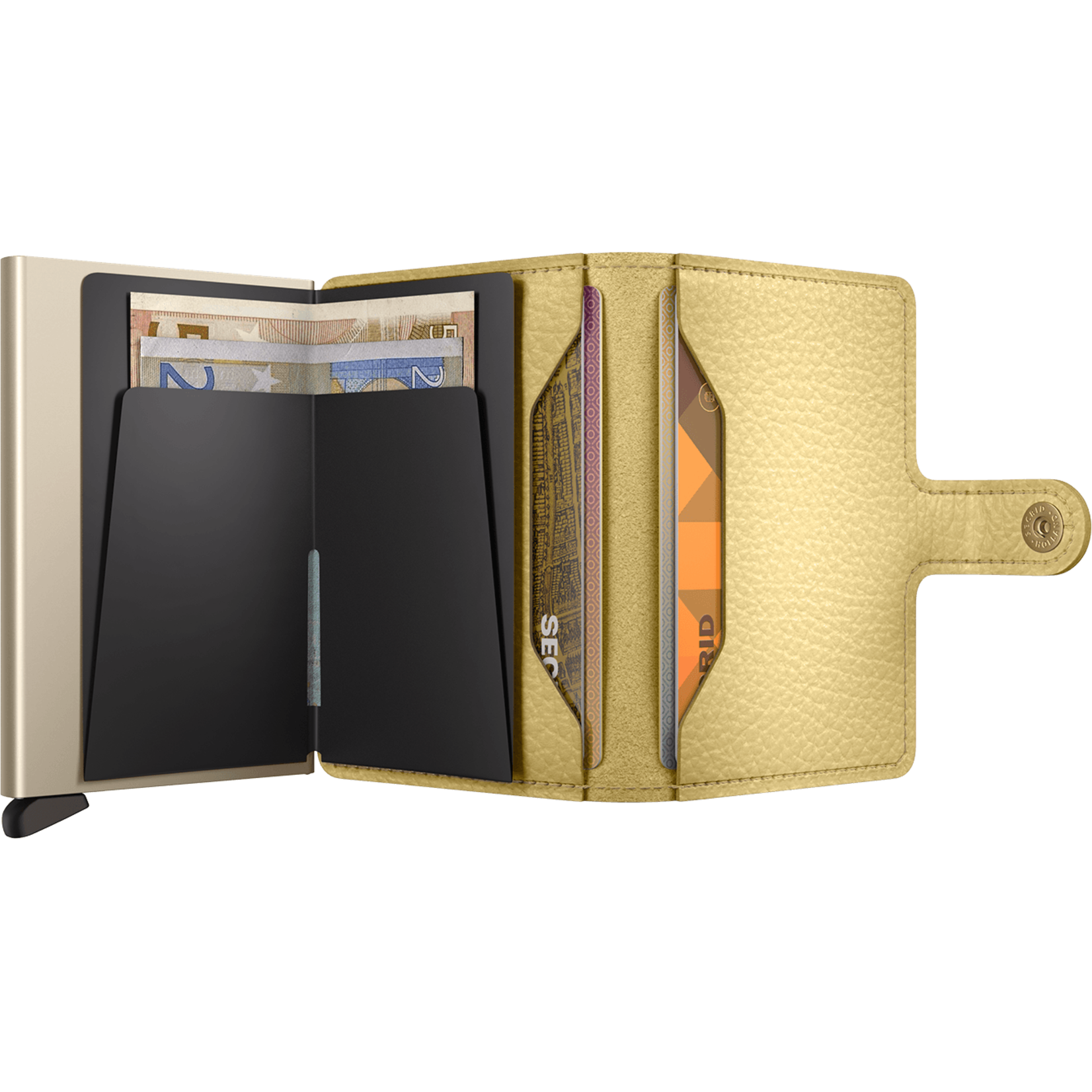 SECRID MINIWALLET PEBBLE BUTTER YELLOW
