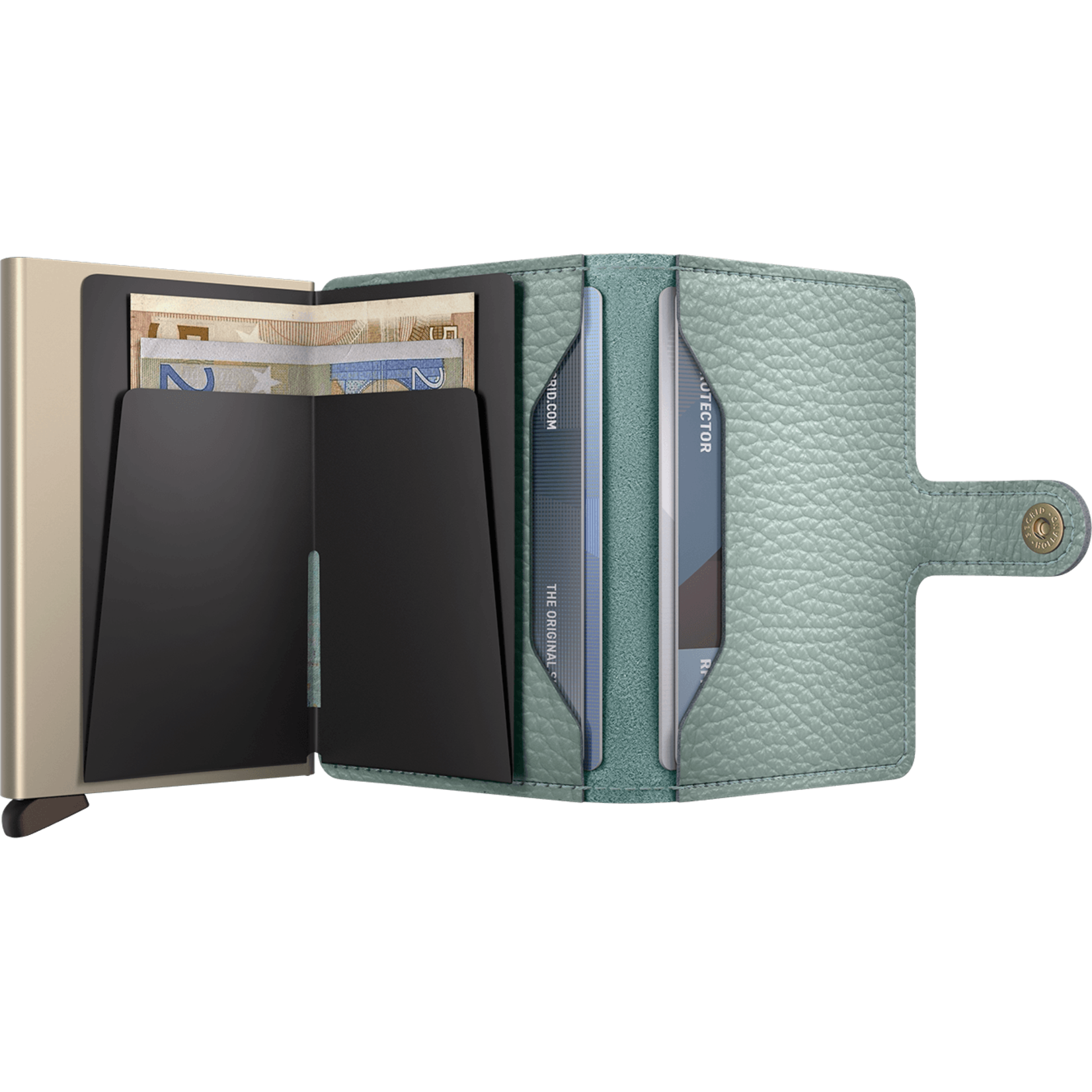 SECRID MINIWALLET PEBBLE SEA GREEN