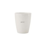 ZUSSS DRINKBEKER MELAMINE GENIET  WIT/OKER