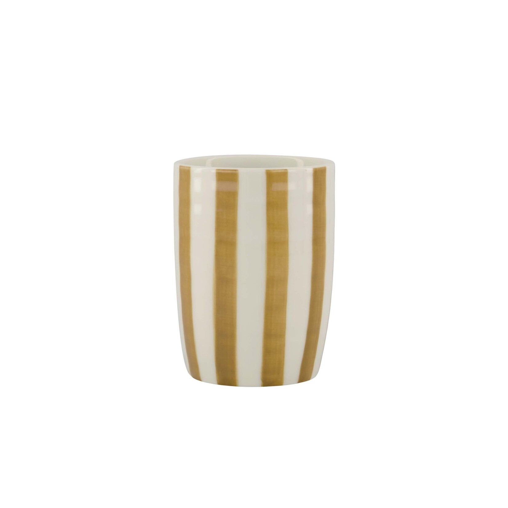 ZUSSS KOFFIEMOK STREEP WIT/OKER