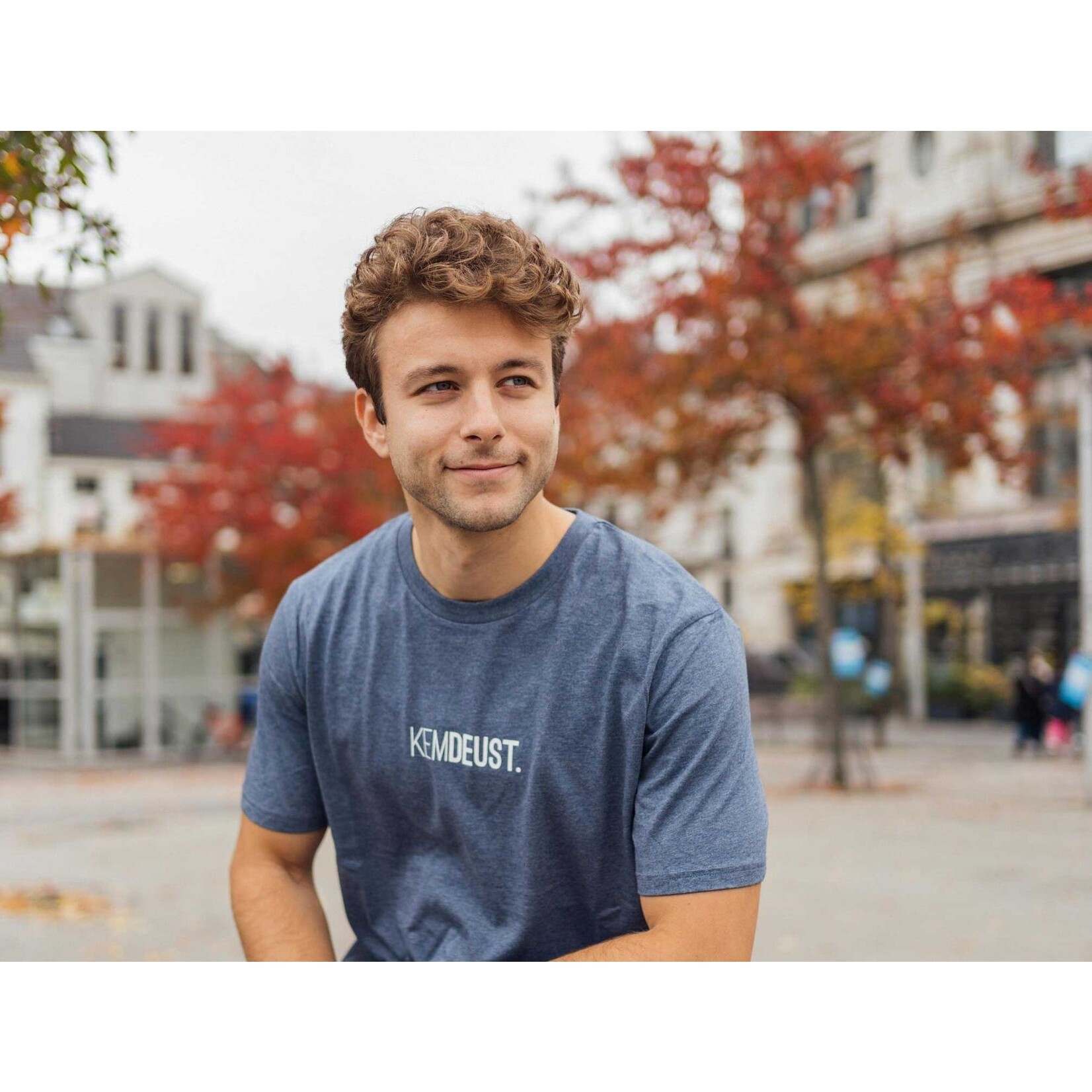 KLEIR TSHIRT KEMDEUST BLAUW MAAT M