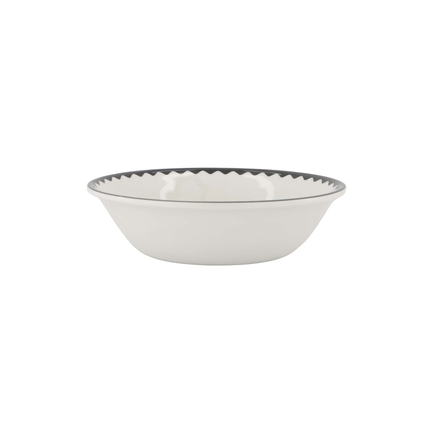 ZUSSS SCHAAL MELAMINE GENIET M  WIT/ZWART