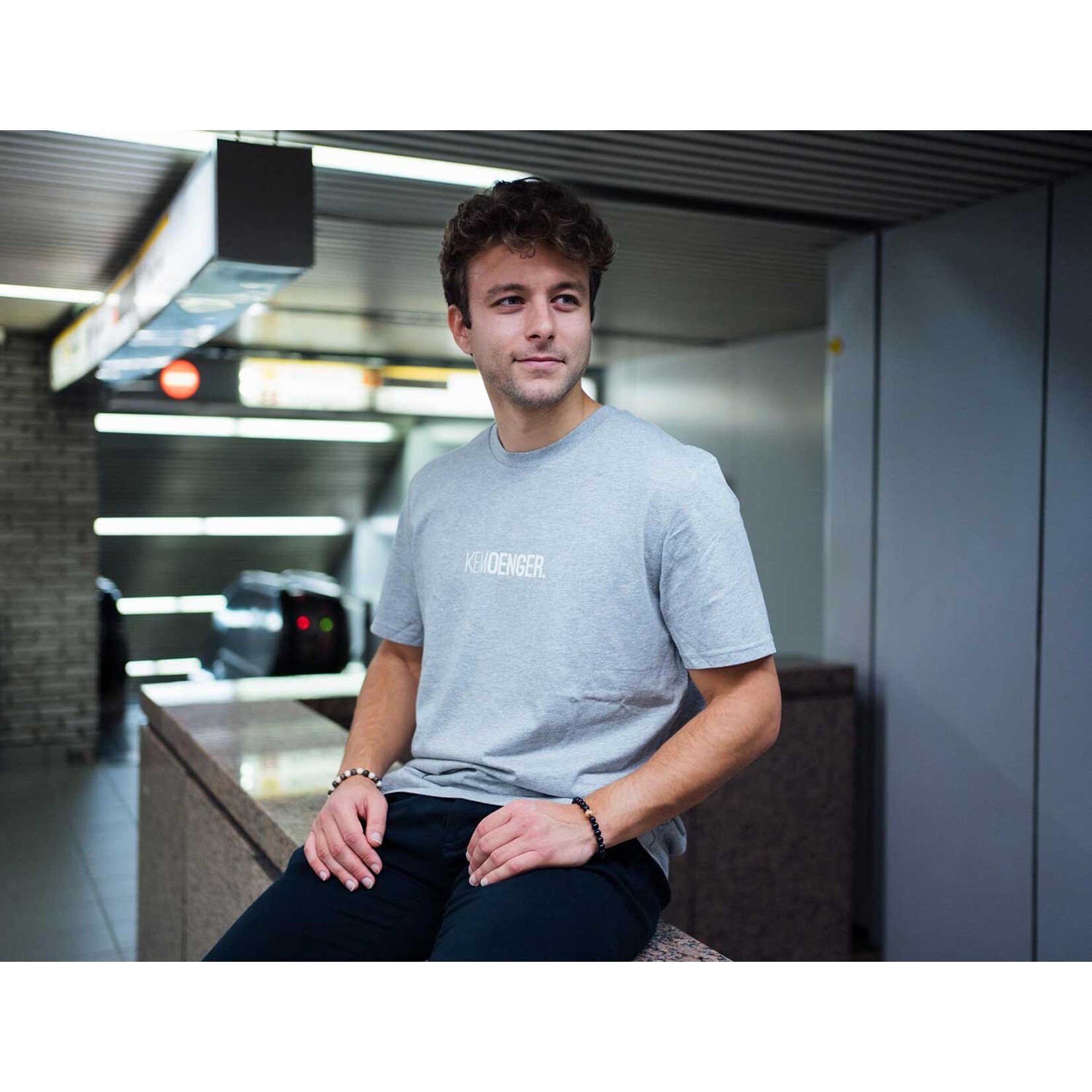 KLEIR TSHIRT KEMOENGER GRIJS maat L