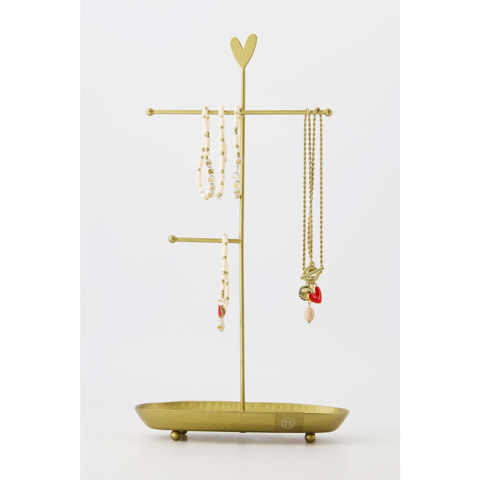 ZUSSS KETTING MET BEDELS GOUD