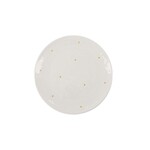 ZUSSS DINERBORD MELAMINE HARTJES WIT/OKER