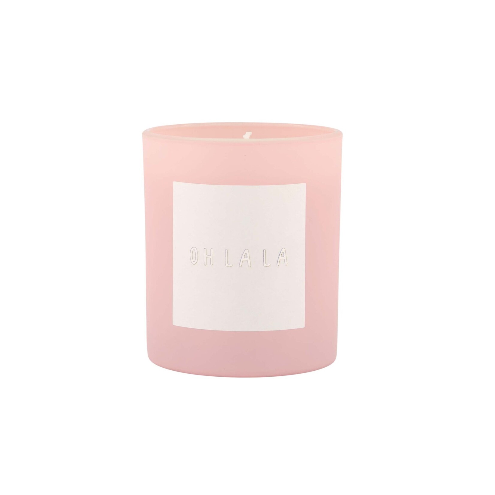ZUSSS GEURKAARS IN GLAS M ROZE OH LA LA