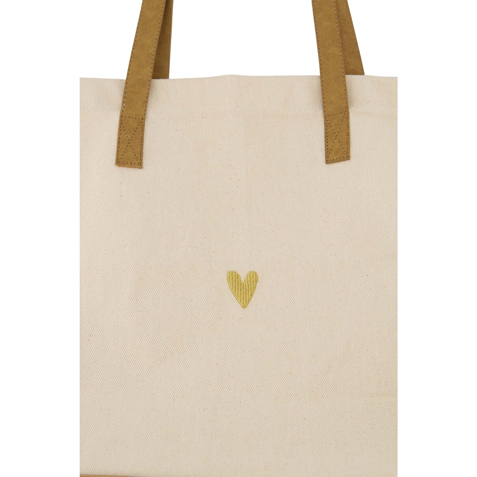 ZUSSS LINNEN TAS HARTJE NATUREL