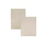 ZUSSS KEUKENHANDDOEKEN SET HARTJES JIJ BENT ZO LEUK BEIGE