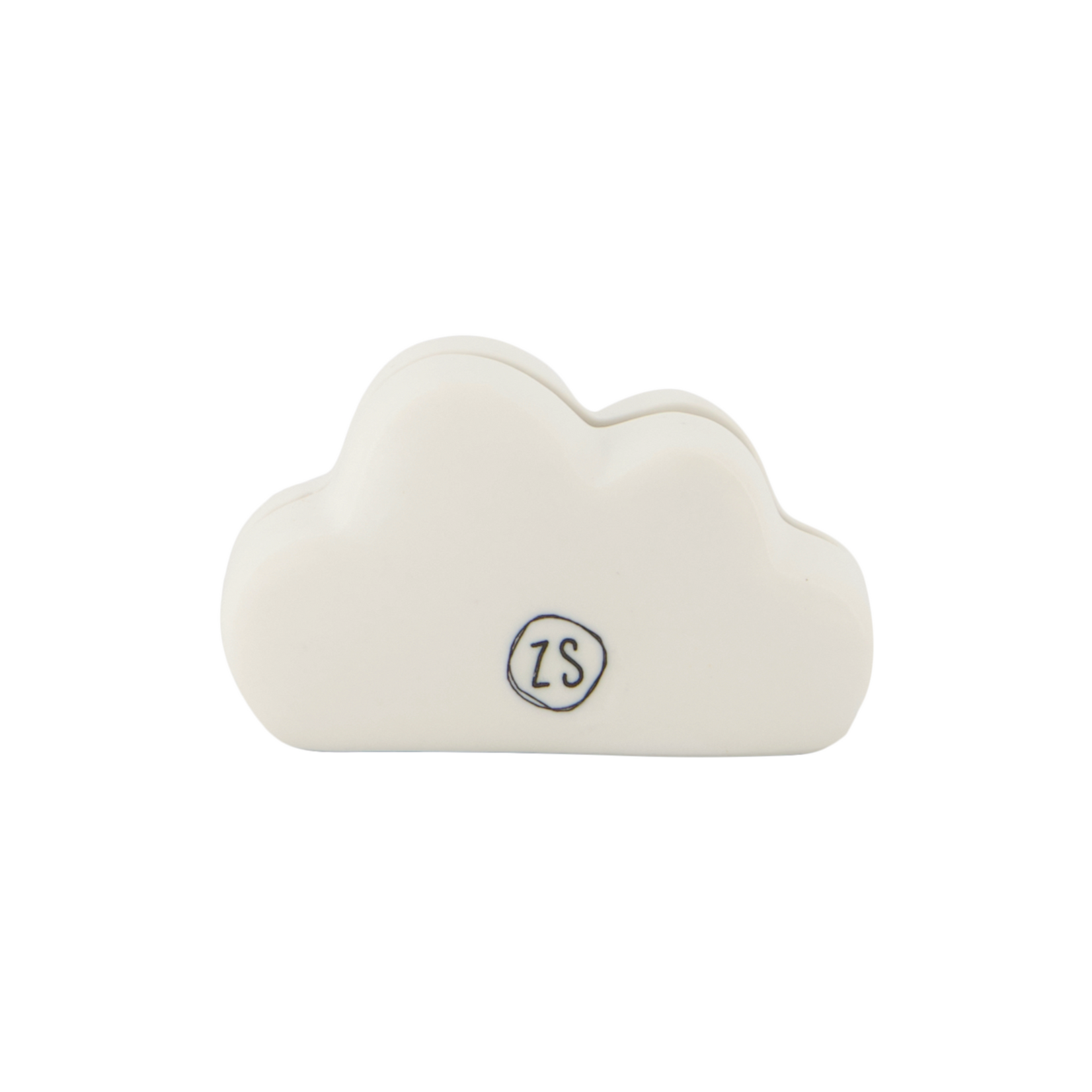 ZUSSS KAARTENSTANDAARD KERAMIEK WOLK WIT