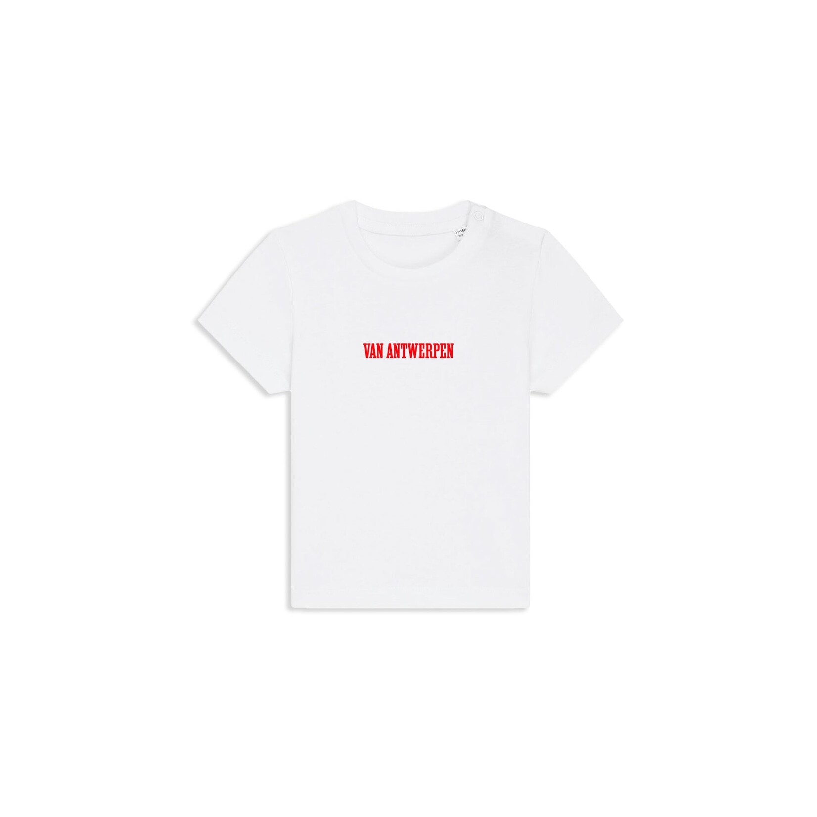 KLEIR BABY T-SHIRT VAN ANTWERPEN WIT 24-36 MAANDEN