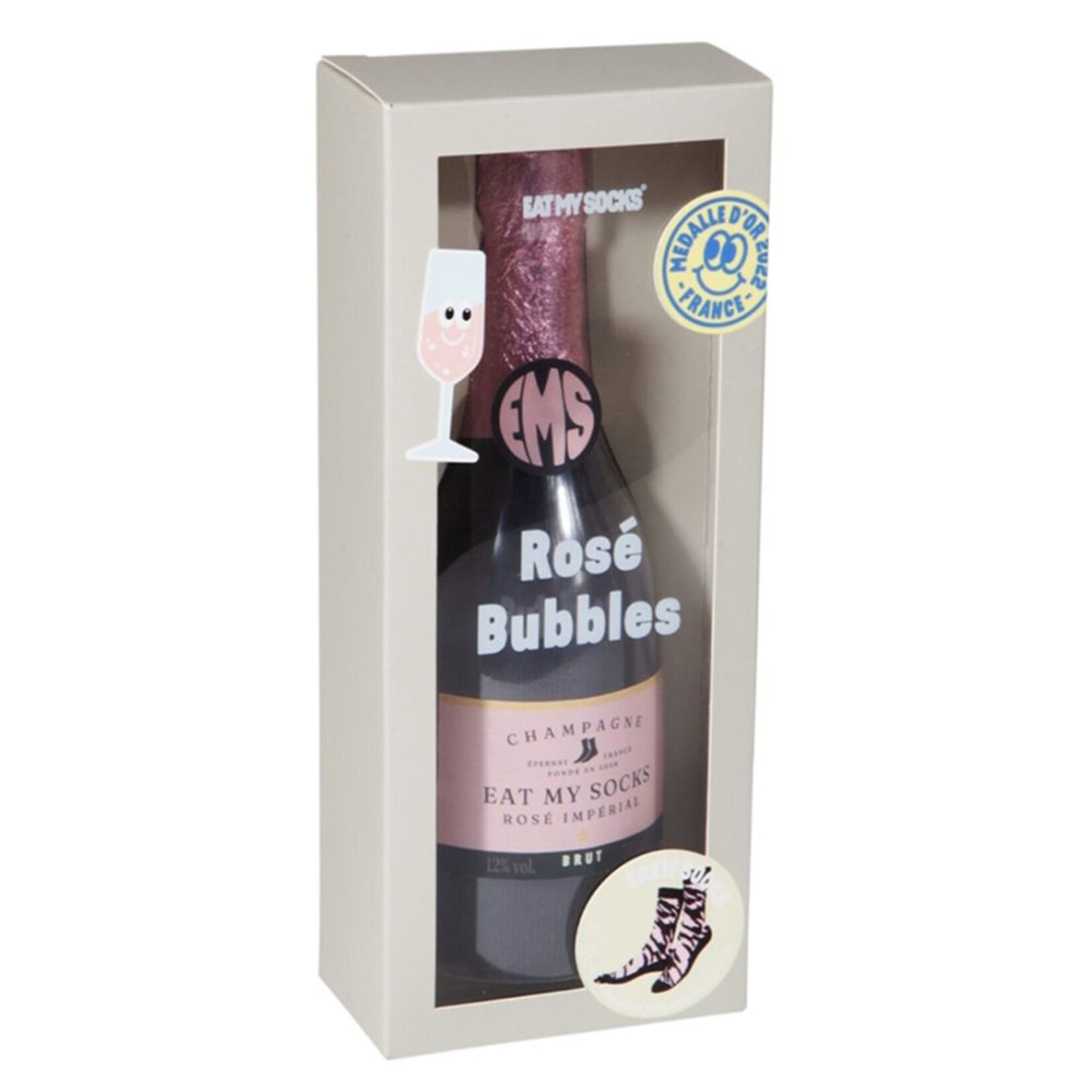 EAT MY SOCKS SOKKEN ROSE BUBBLES