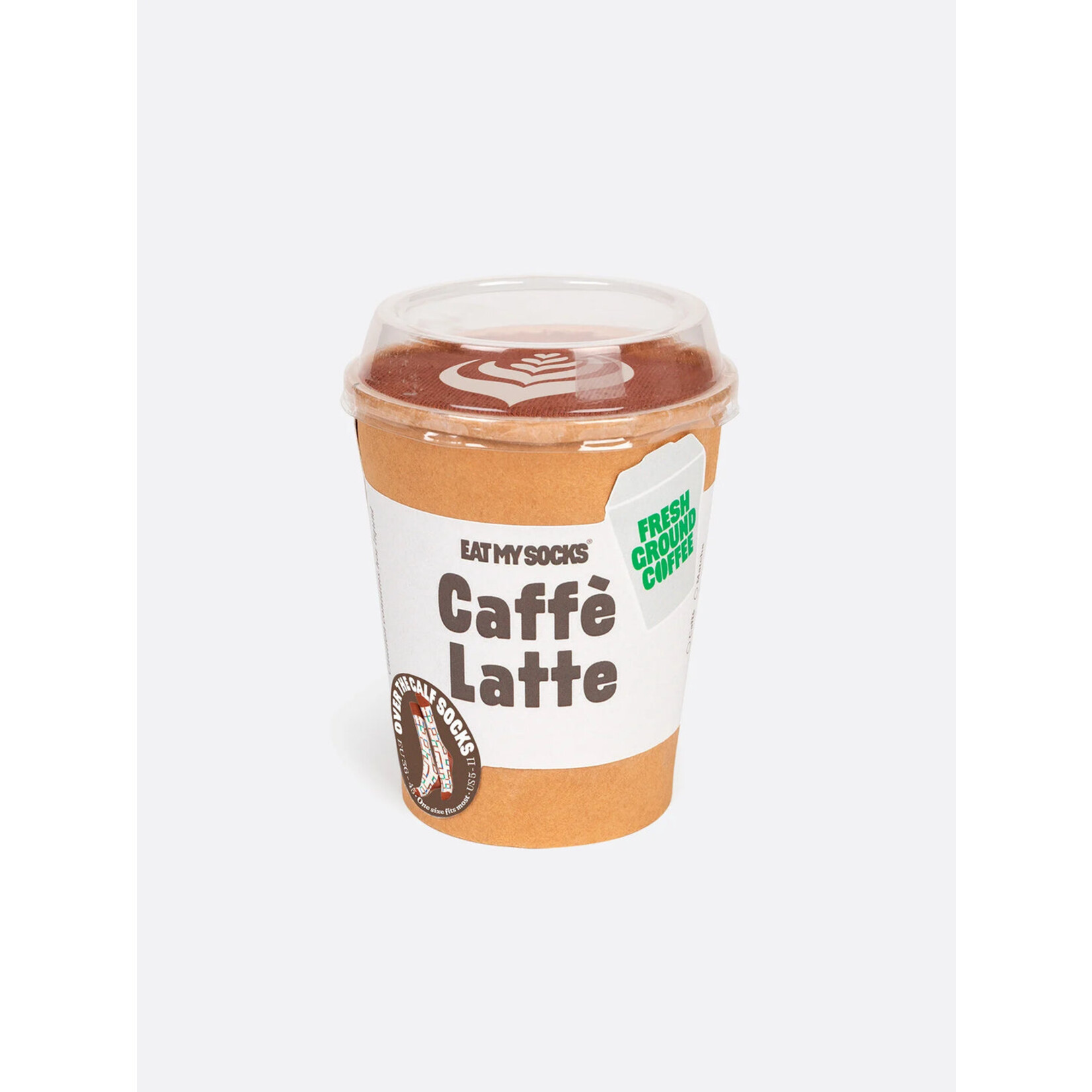 EAT MY SOCKS SOKKEN CAFFE LATTE