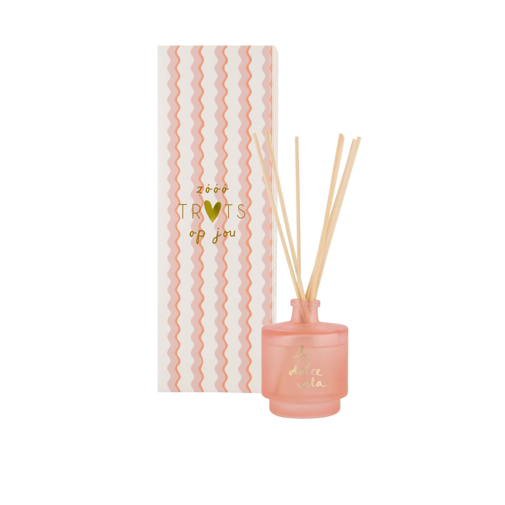 Zusss Geurstokjes La Dolce Vita Roze 90 ml – Zoo Trots Op Jou