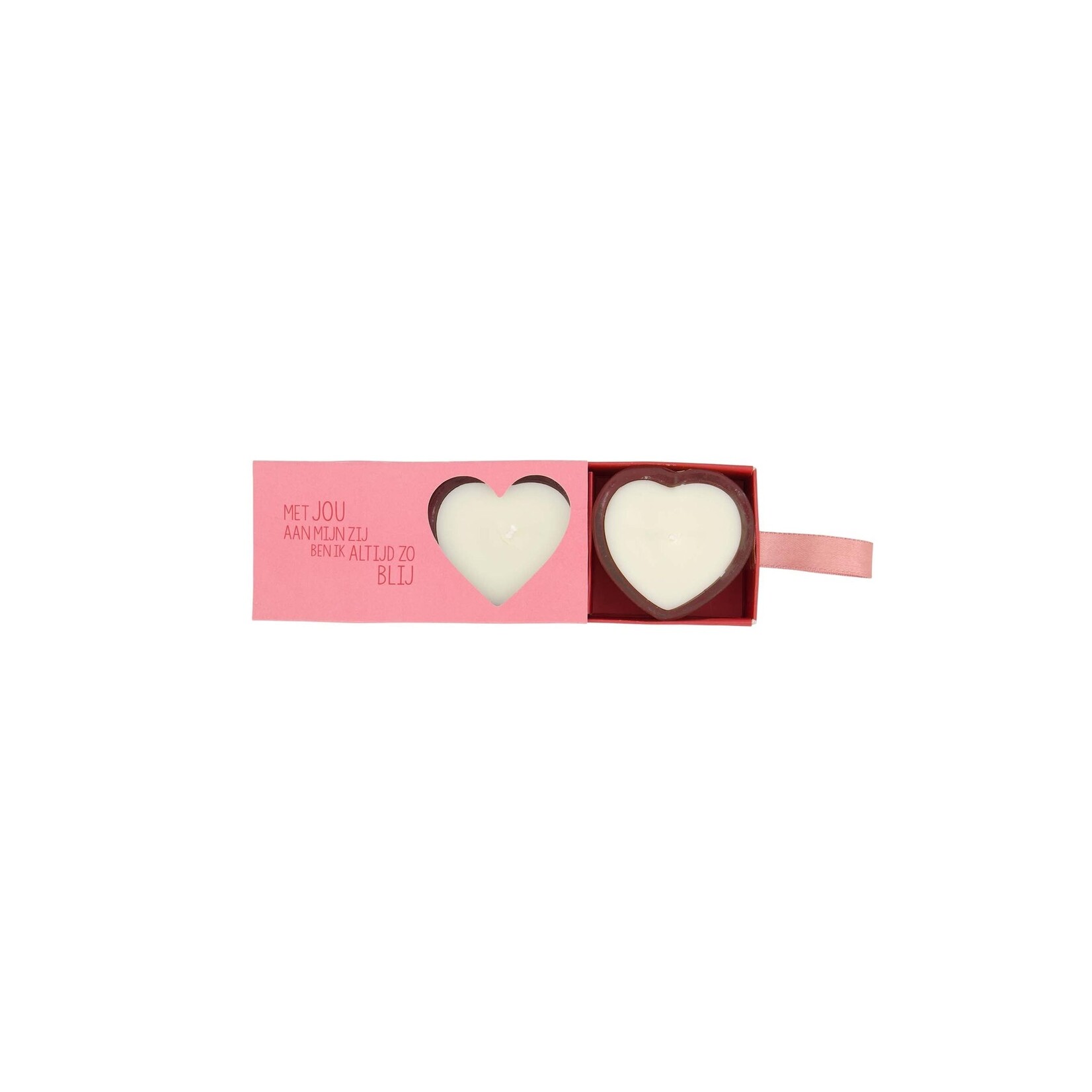 ZUSSS SET VAN 2 GEURKAARSJES IN DOOSJE ROZE