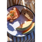 ZUSSS DINERBORD MELAMINE GENIET WIT/ANTRACIETGRIJS