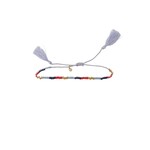 ZUSSS ARMBAND MULTISTREEP MULTICOLOR
