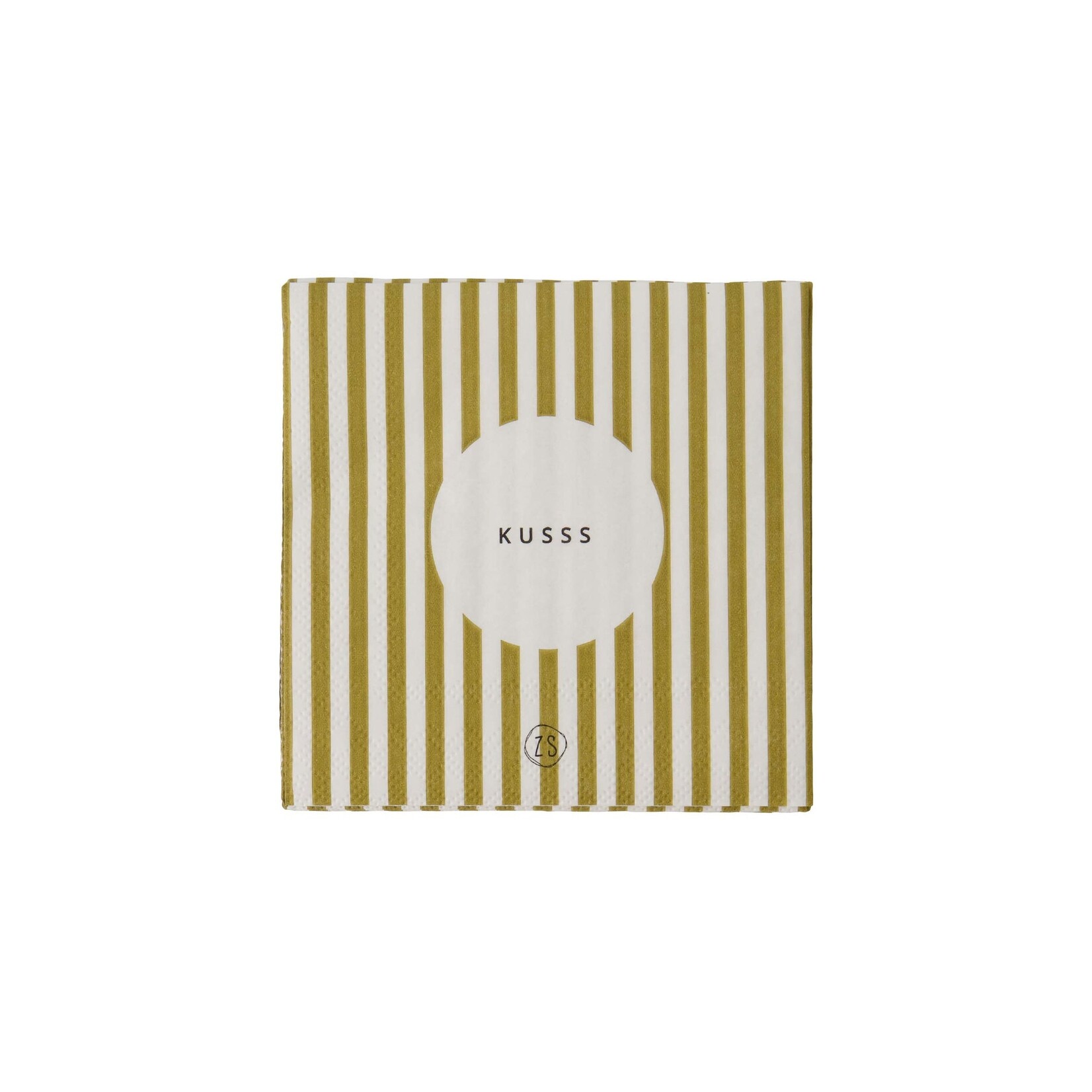 ZUSSS SERVETTEN KUSSS STREEP 12.5X12.5CM