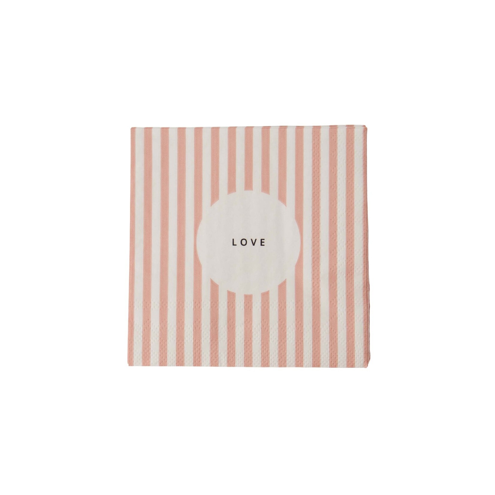 ZUSSS SERVETTEN LOVE STREEP 12.5X12.5CM