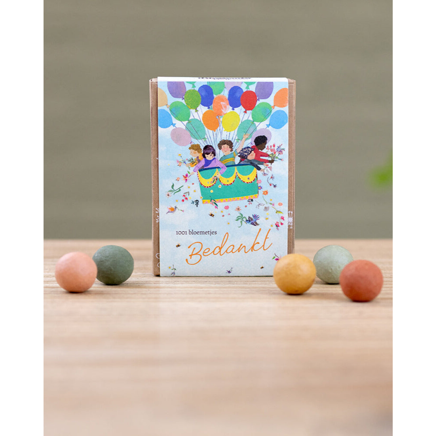 BLOSSOMBS GIFT BOX MINI - LUCHTBALLON BEDANKT