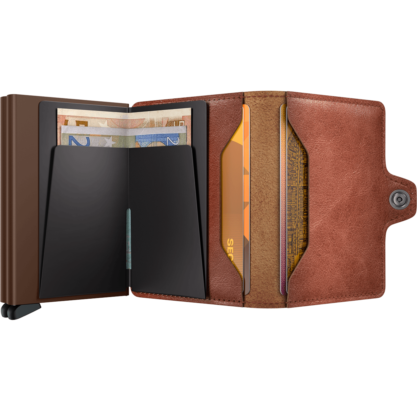 SECRID TWINWALLET VINTAGE COGNAC BROWN