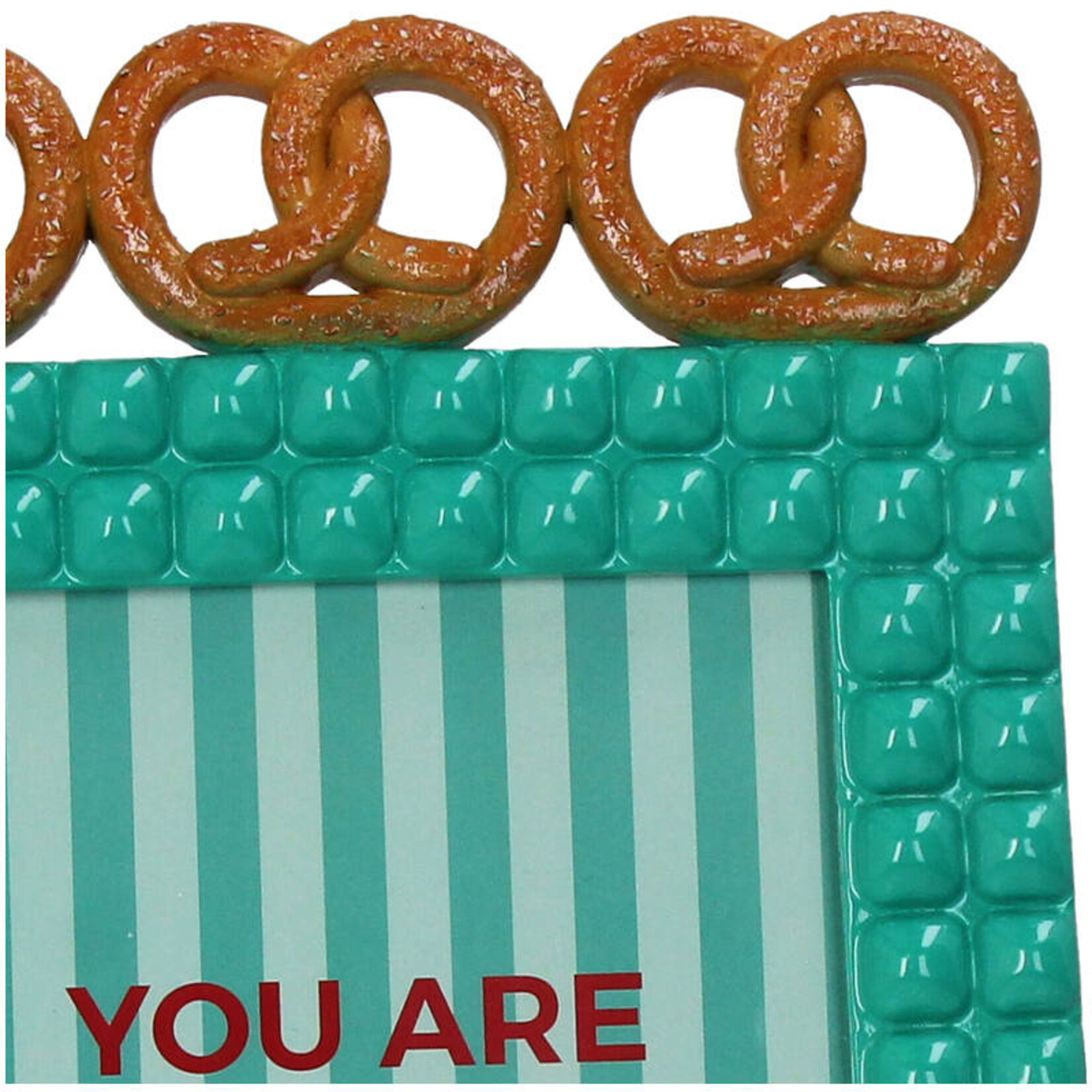 FOTOKADER PRETZEL POLYRESIN TURQUOISE