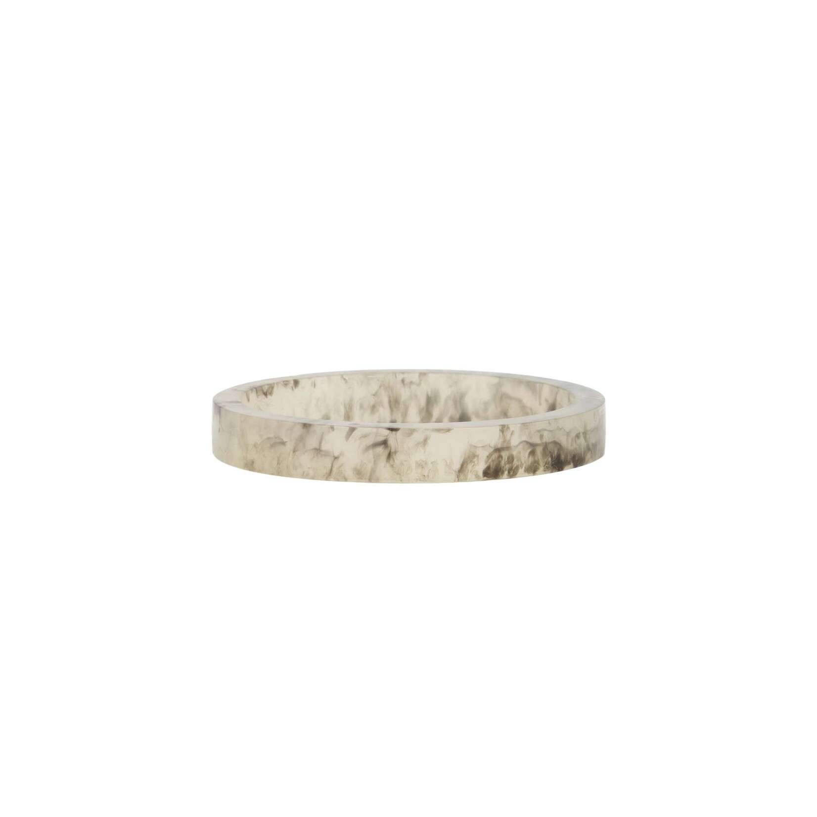 ZUSSS SET VAN 2 RESIN ARMBANDEN BEIGE