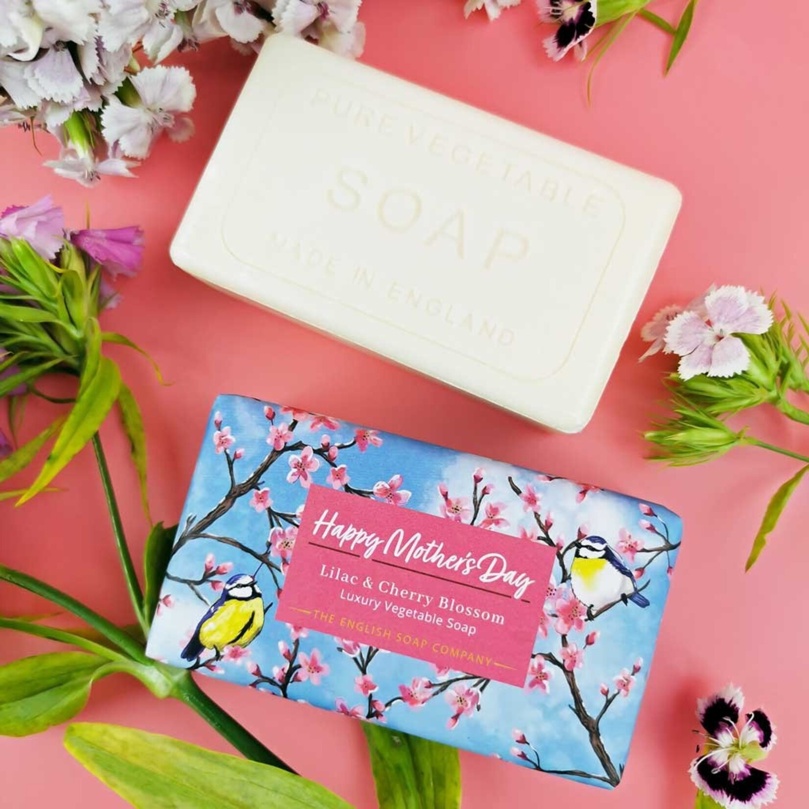 THE ENGLISH SOAP COMPANY ZEEP HAPPY MOTHERSDAY - LILAC & CHERRY BLOSSOM