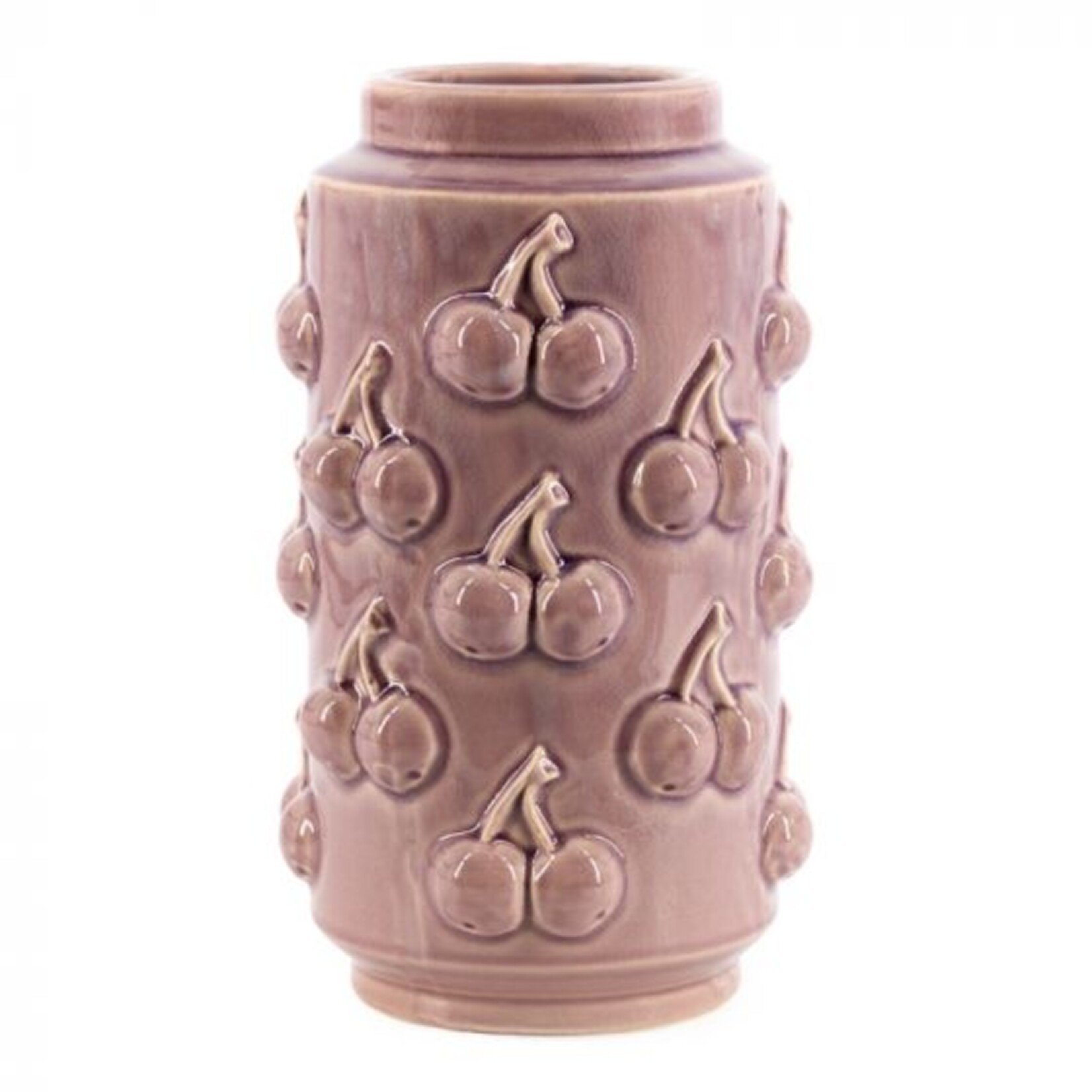 VAAS AARDEWERK CHERRIES PAARS