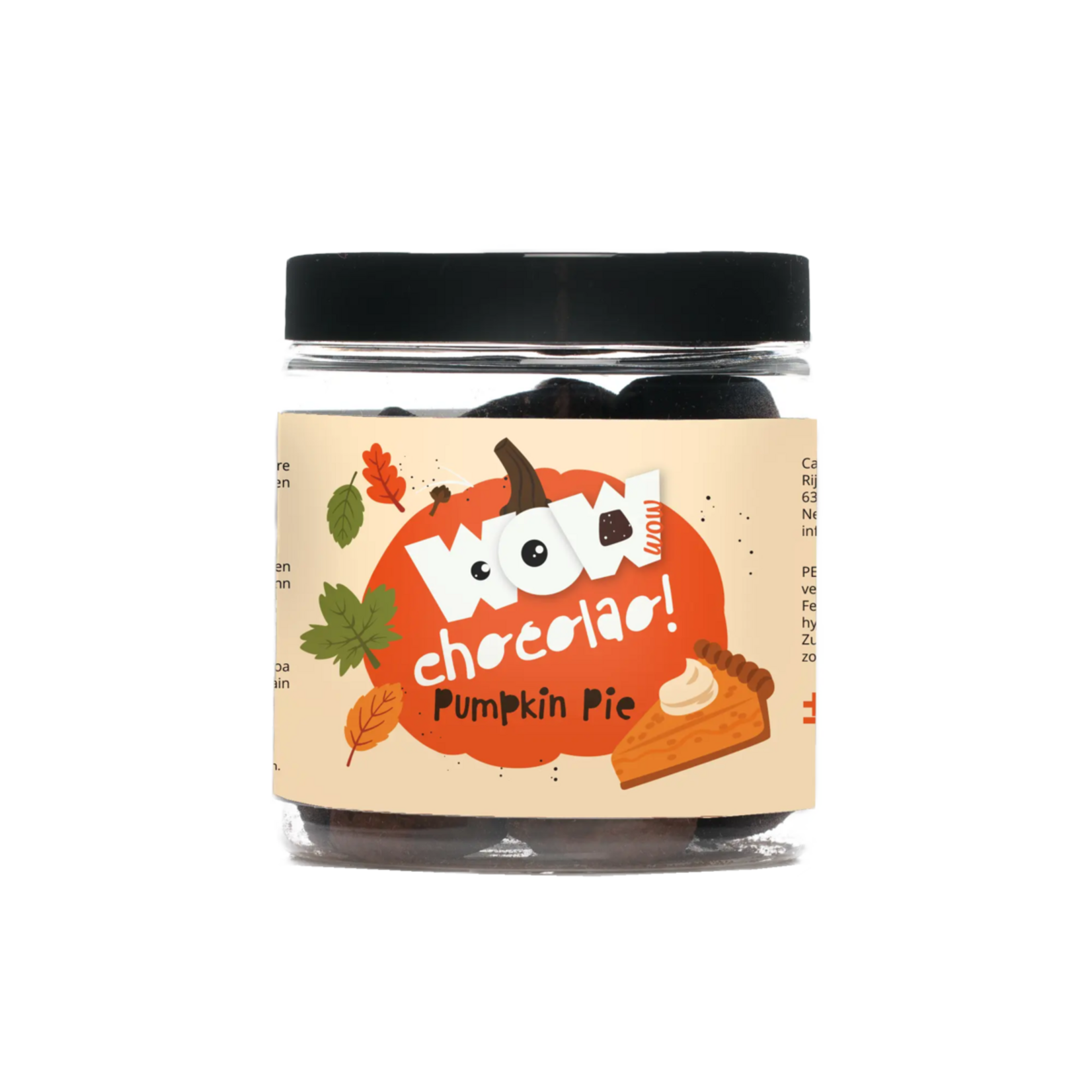 WOW CHOCOLAO PUMPKIN PIE - HALLOWEEN CHOCOLATE TRUFFLES - GIFTING JAR