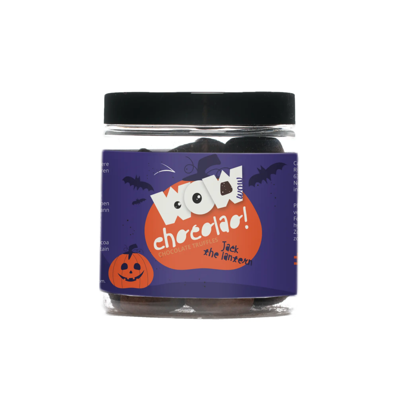 WOW CHOCOLAO JACK THE LANTERN - HALLOWEEN CHOCOLATE TRUFFLES - GIFTING JAR