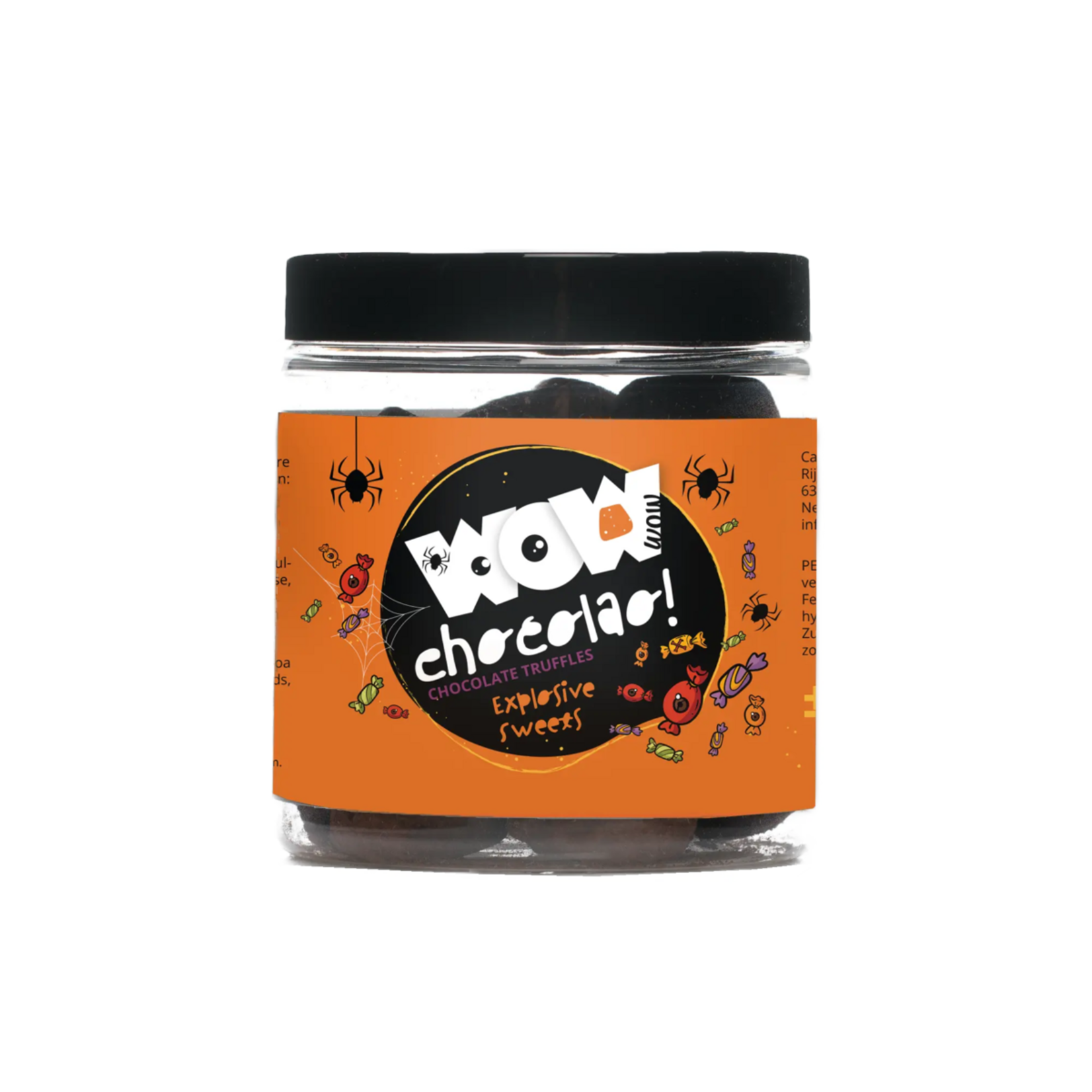 WOW CHOCOLAO EXPLOSIVE SWEETS - HALLOWEEN CHOCOLATE TRUFFLES - GIFTING JAR