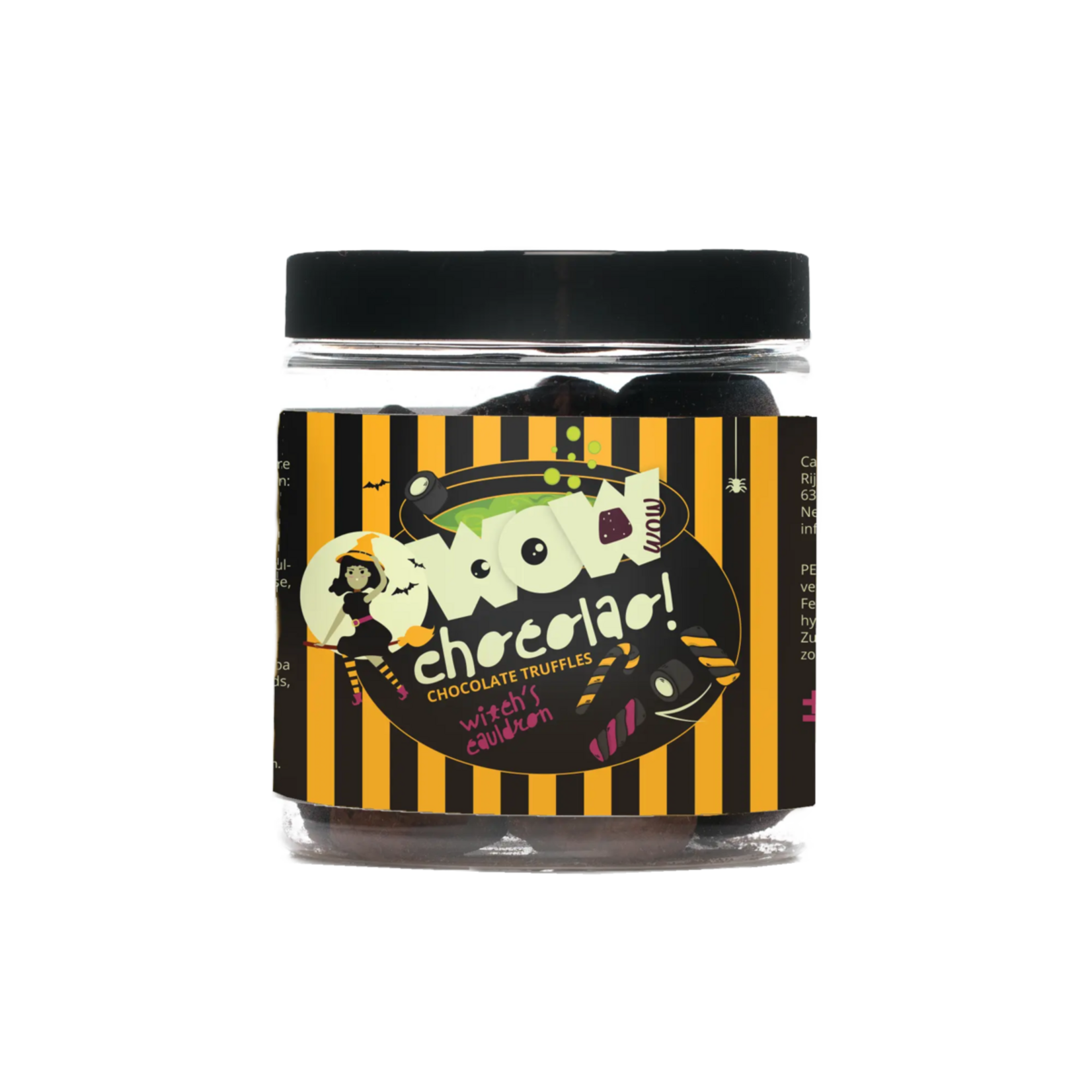 WOW CHOCOLAO WITCH'S CAULDRON - HALLOWEEN CHOCOLATE TRUFFLES - GIFTING JAR