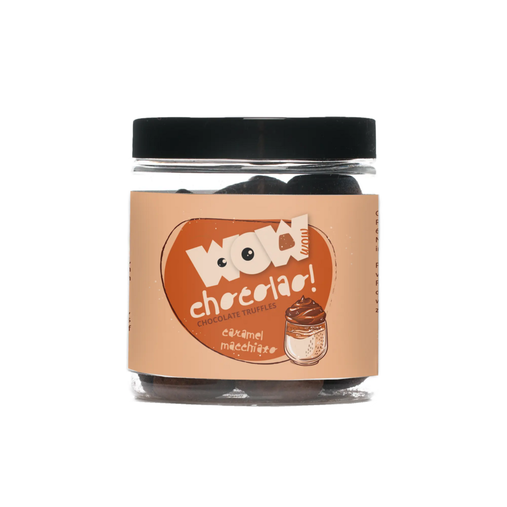 WOW CHOCOLAO CARAMEL MACCHIATO CHOCOLATE TRUFFLES - GIFTING JAR