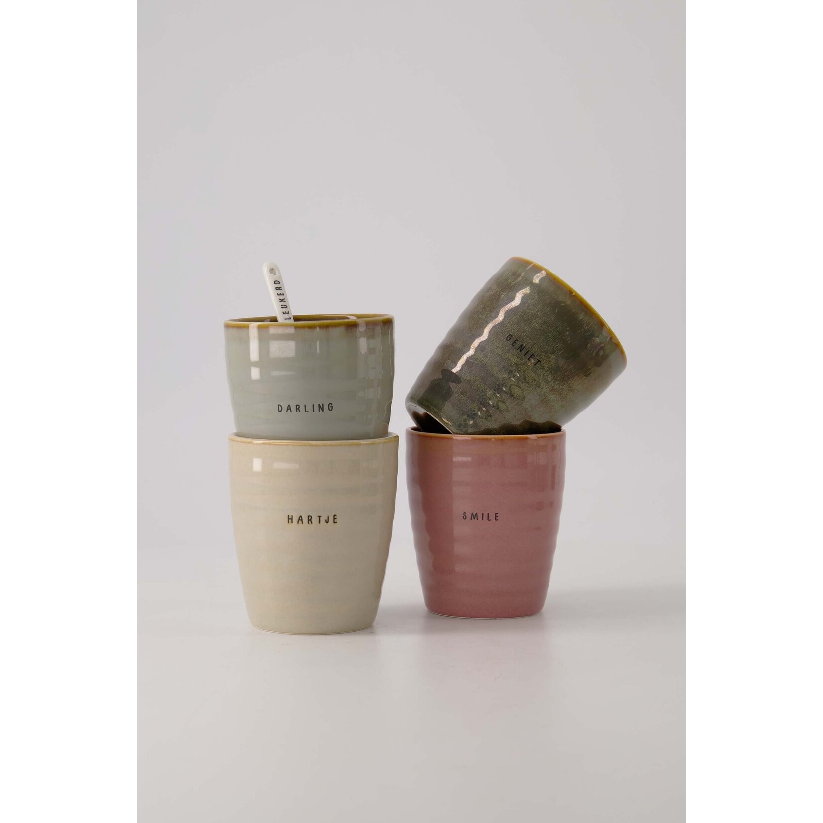 ZUSSS KOFFIEMOK SMILE BURGUNDY