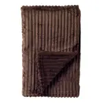 PLAID MARTHY 140X180CM CHOCOLATE