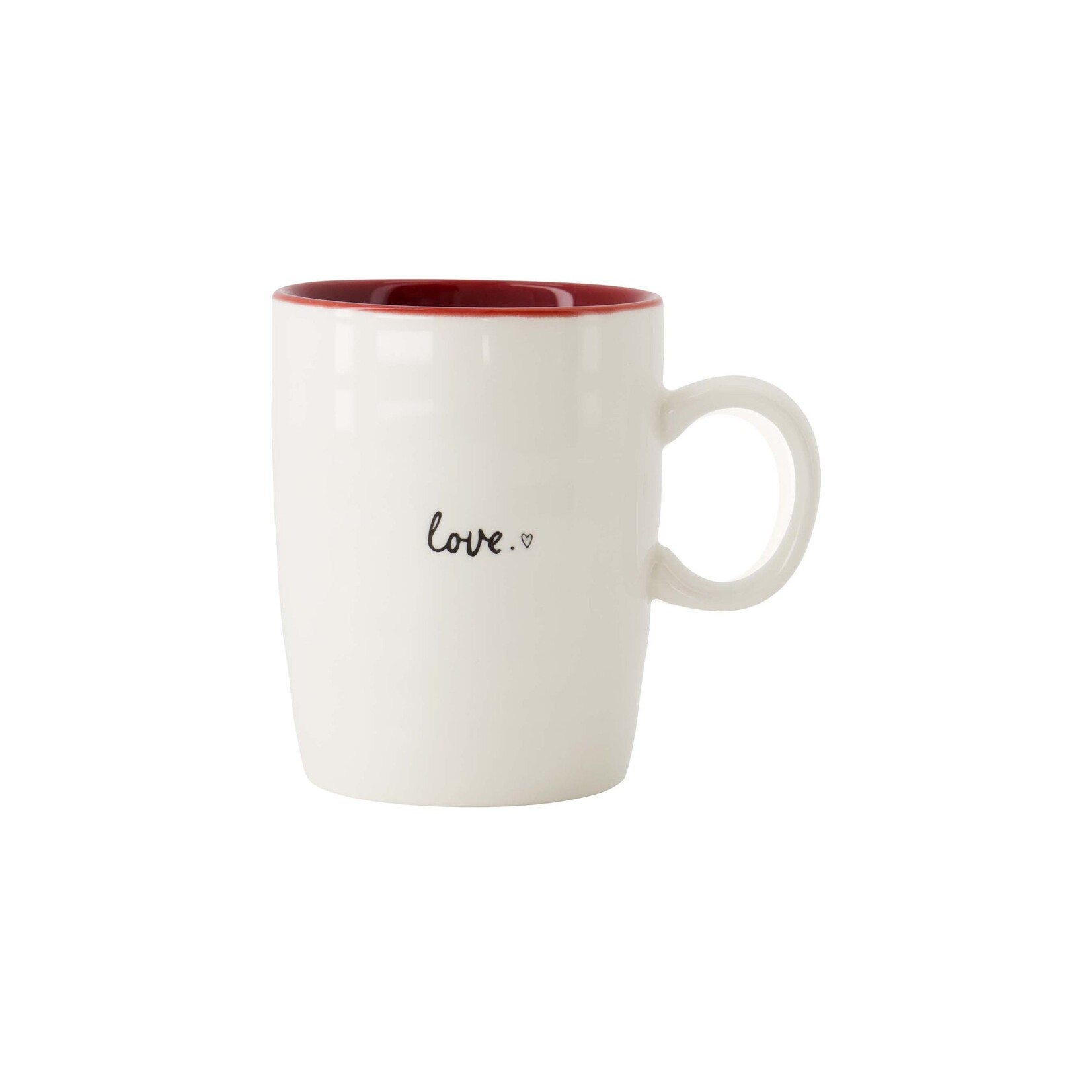 ZUSSS THEEMOK LOVE WIT/ROOD/ZWART