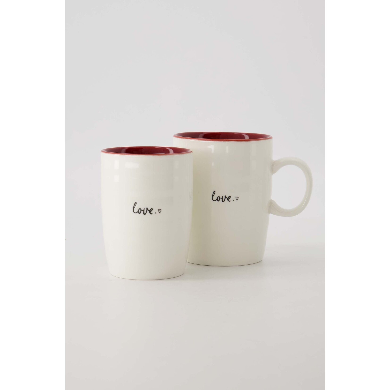 ZUSSS THEEMOK LOVE WIT/ROOD/ZWART