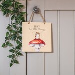 Wrendale HOUTEN BORD - MUIS - ENJOY THE LITTLE THINGS