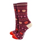 SOCK TALK BAMBOE SOKKEN - BERRY/ORANGE, POMPOEN EN PADDENSTOEL 36-40