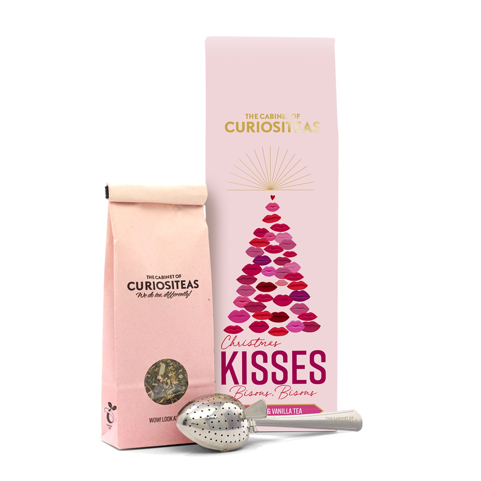 The Cabinet of Curiositeas CHRISTMAS KISSES TEA -BISOUS,BISOUS GIFTBOX