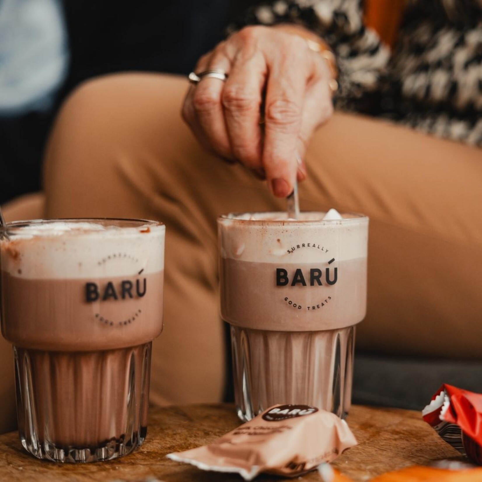 BARU SWIRLY HOT CHOCOLATE POWDER (20G) - SINGLE SERVE