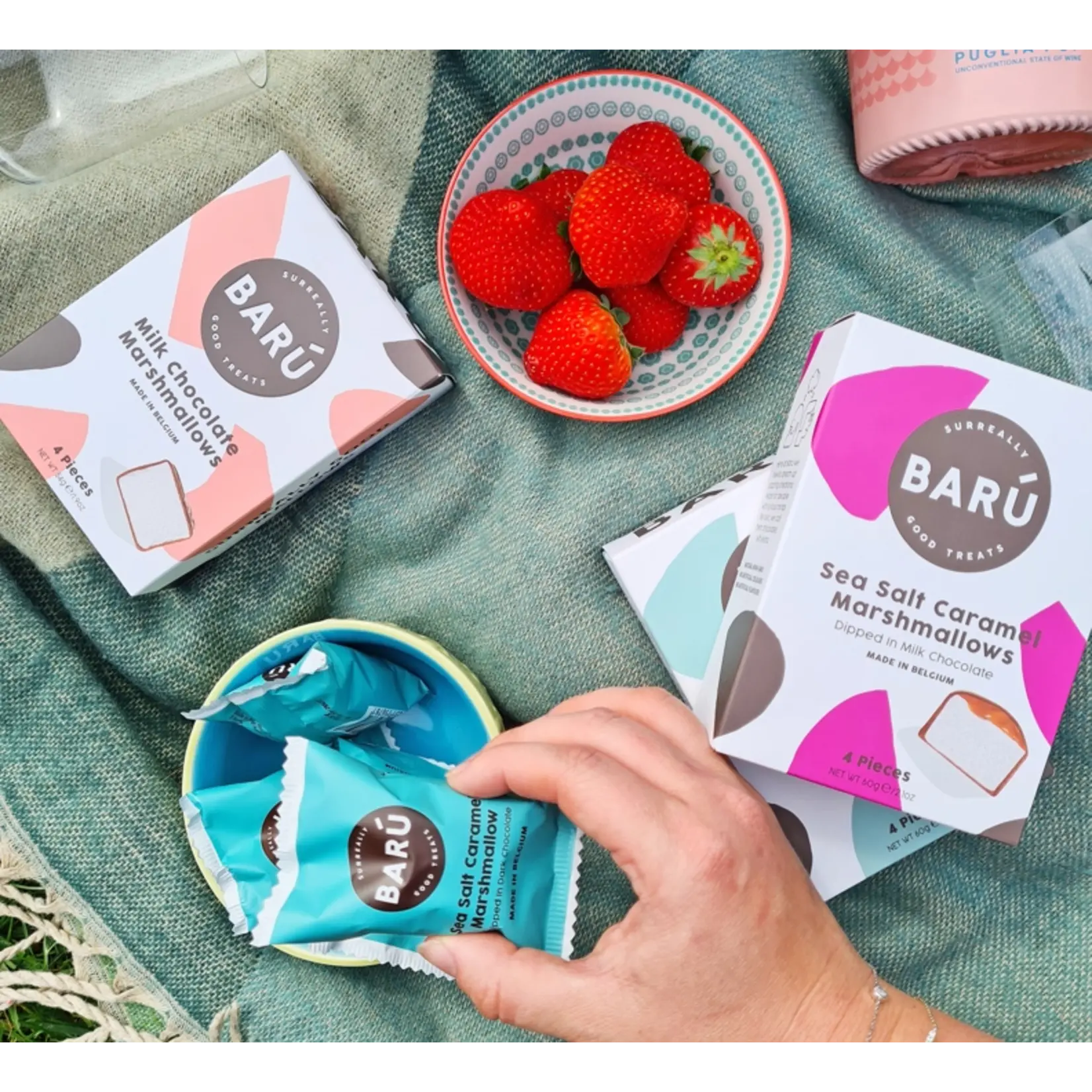 BARU MARSHMALLOWS MILKCHOCOLATE SEA SALT CARAMEL 60G