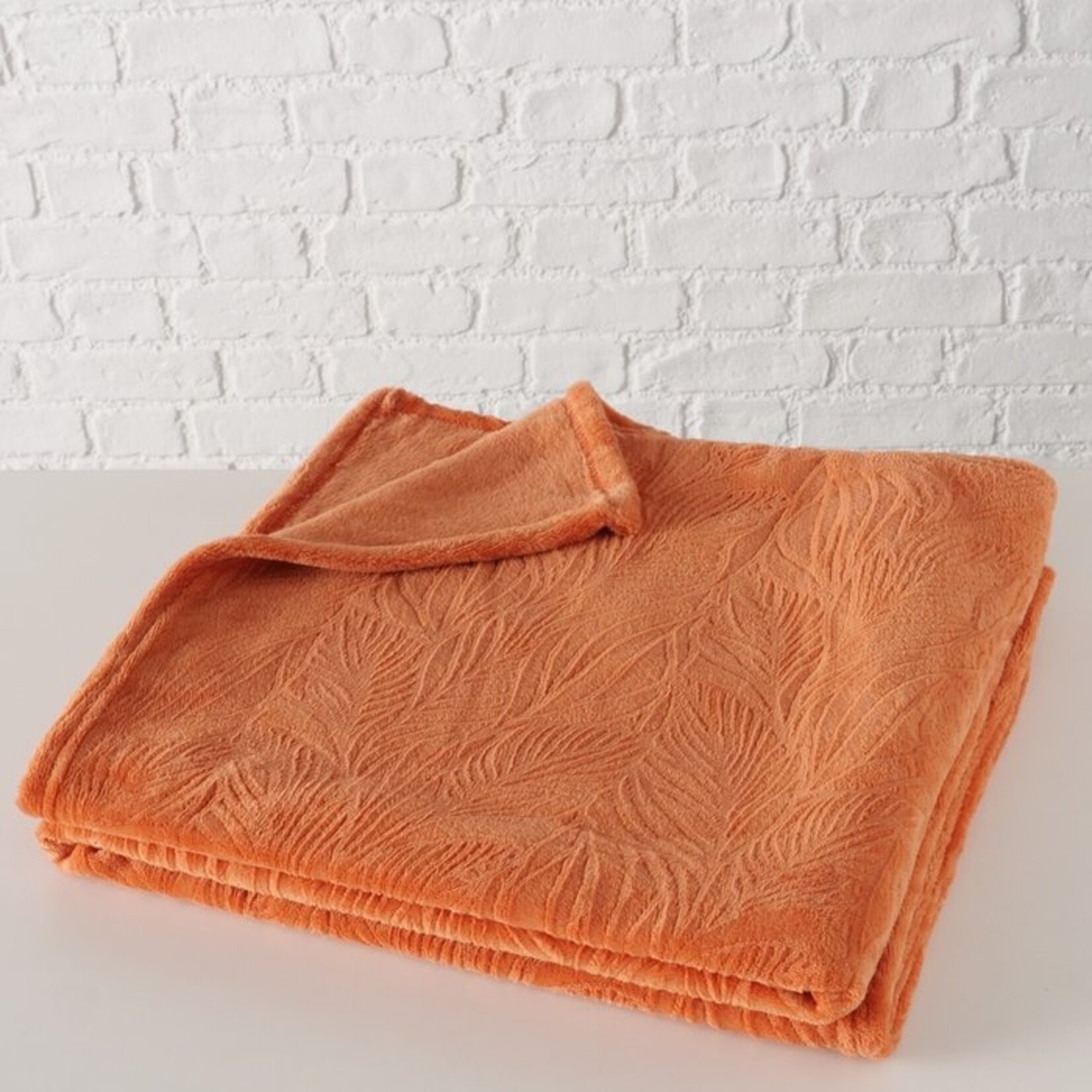 PLAID ARKKI 130X160CM ORANJE