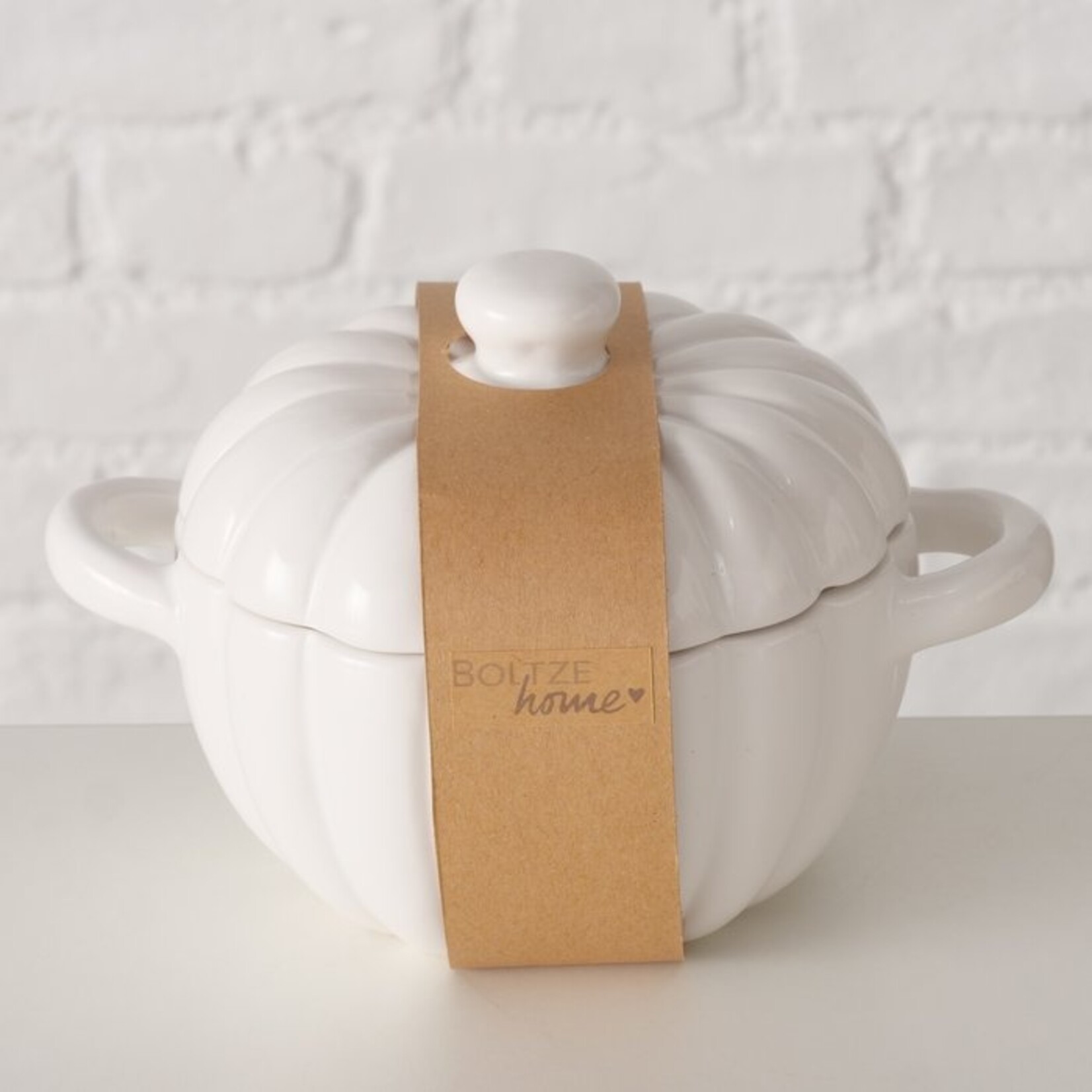 POMPOEN TERRINE TRAMO  WIT