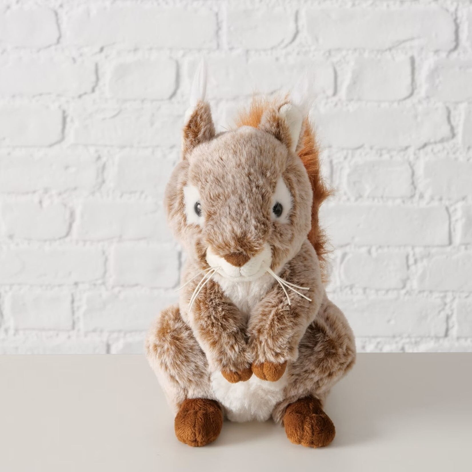 EEKHOORN H:24CM BEIGE/BRUIN/GRIJS