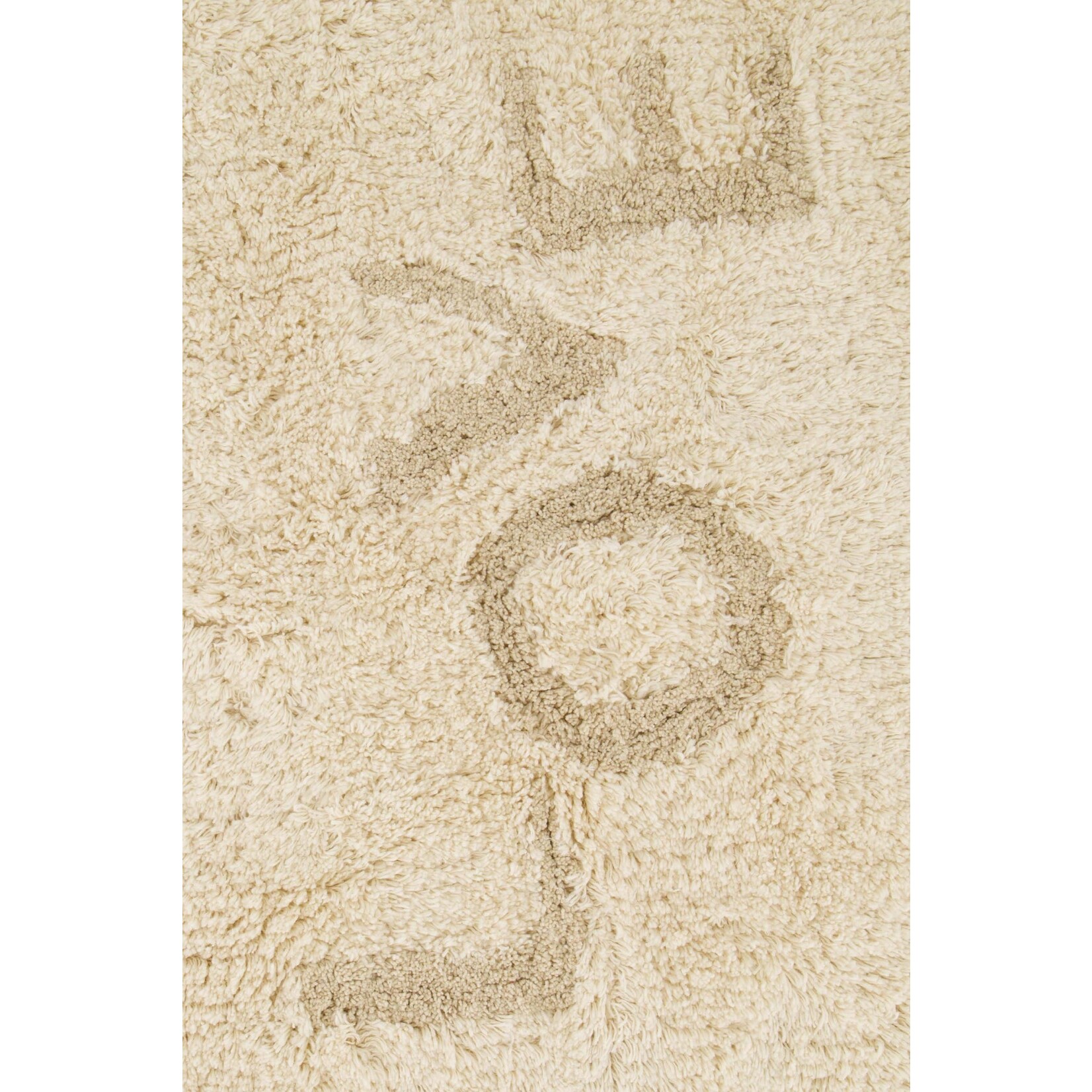 ZUSSS BADMAT LOVE HARTJE OFF WHITE